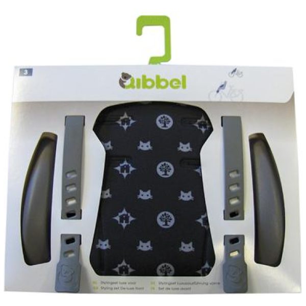 Qibbel stylingsset voorzitje Luxe family Zwart