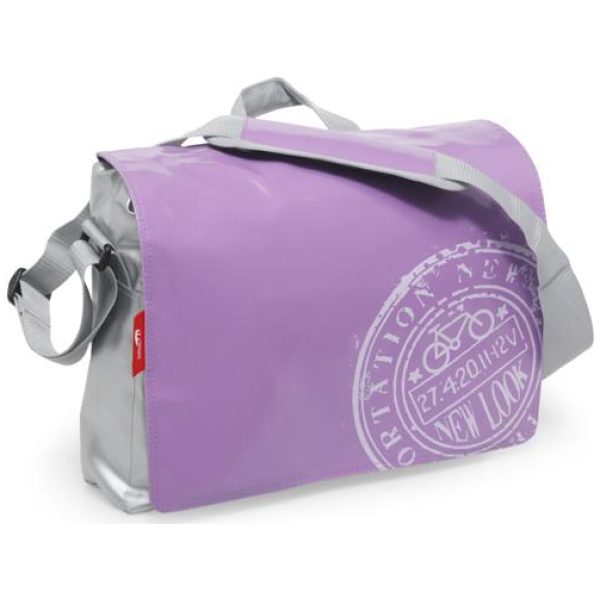 New Looxs NL tas 24 bisonyl Postino prs/zi Paars / Zilver