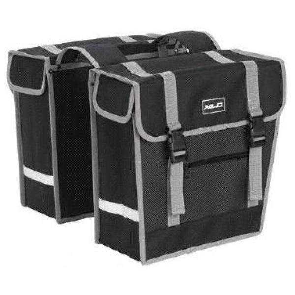 Xlc TAS DUBBEL TIAZZO MAXI ZW SCHUIN ZWART
