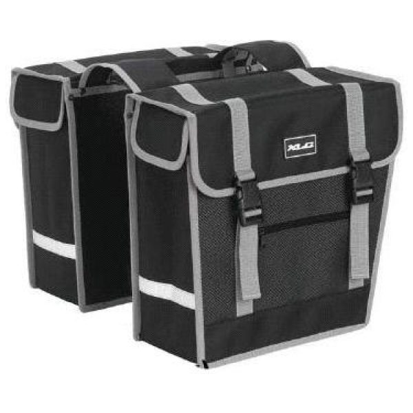 Xlc TAS DUBBEL TIAZZO MIDI SCHUIN ZWART