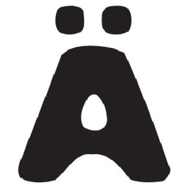 Gmg Yepp abc a met trema Zwart
