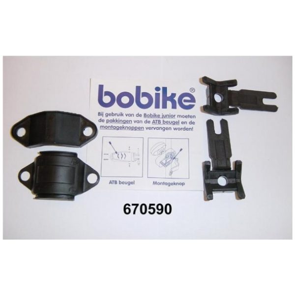 Bobike DUOD VERVANGSET JUNIOR PVC ZWART