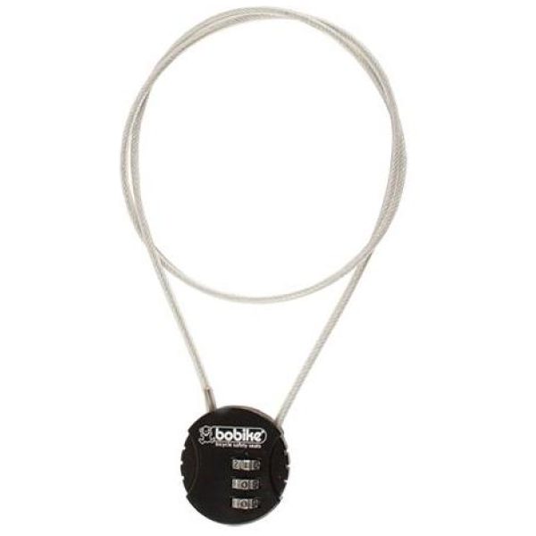 Bobike DUOD SLOT KABEL CIJFER ZW ZWART