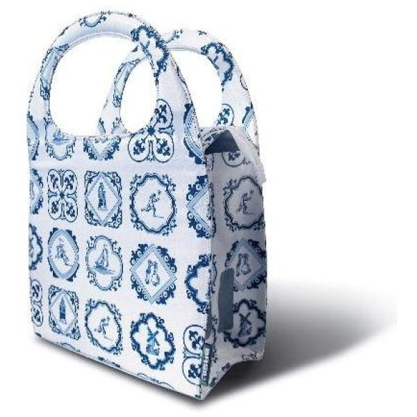 Basil TAS SHOPPER MIRTE DELFTS BL DELFS BLAUW