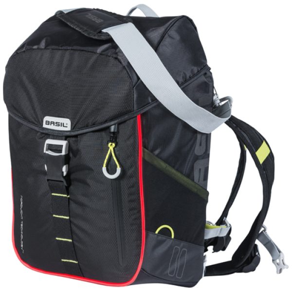 Basil RUGTAS BAS MILES NORDLIGHT ZW Black Lime