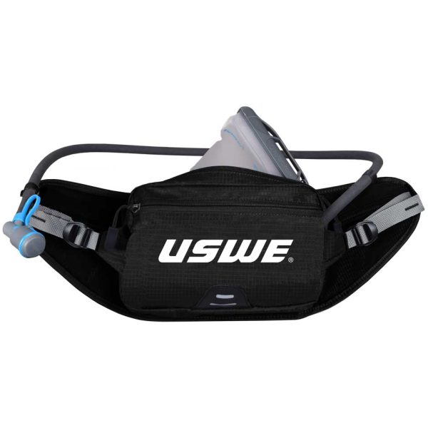 Uswe HEUPTAS ZULO 2 HYDRATION BELT ZW Carbon Black