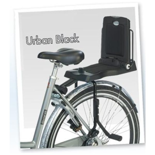 Bobike DUO A JUNIOR URBAN BLACK Z/MONTUUR ZWART / BLACK