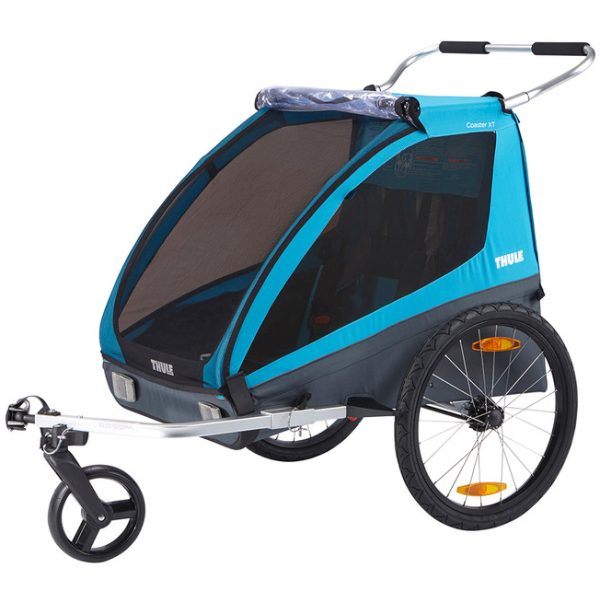 Thule FIETSKAR KIDS COASTER XT 2-ZIT. ALU BLAUW