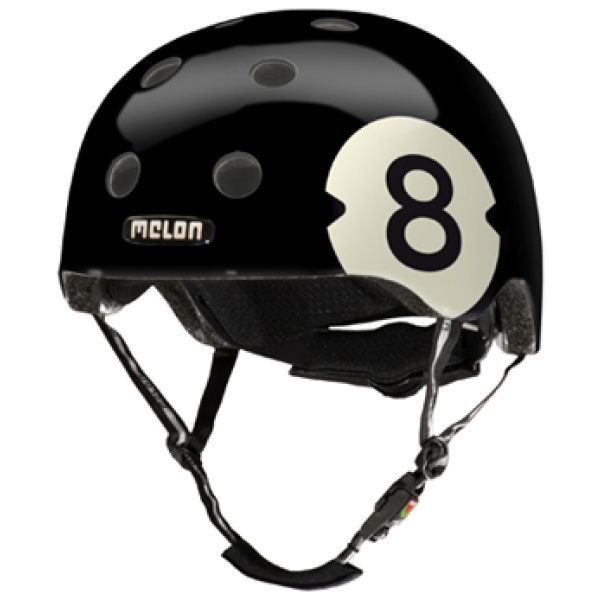 Melon Helm 8 Ball M-L (52-58cm) zwart