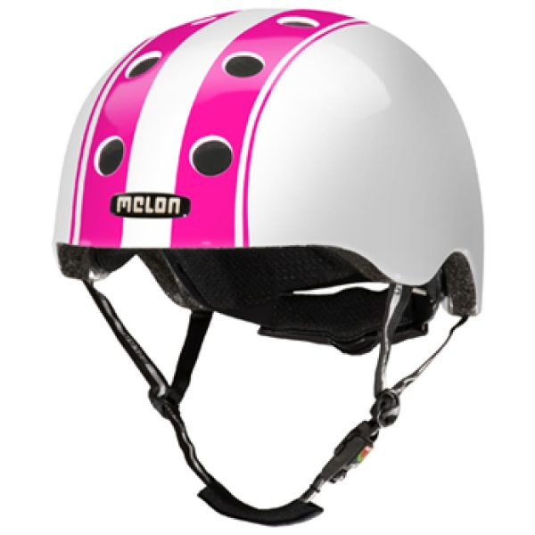 Helm Melon Double Pink White M-L (52-58cm) roze/wit