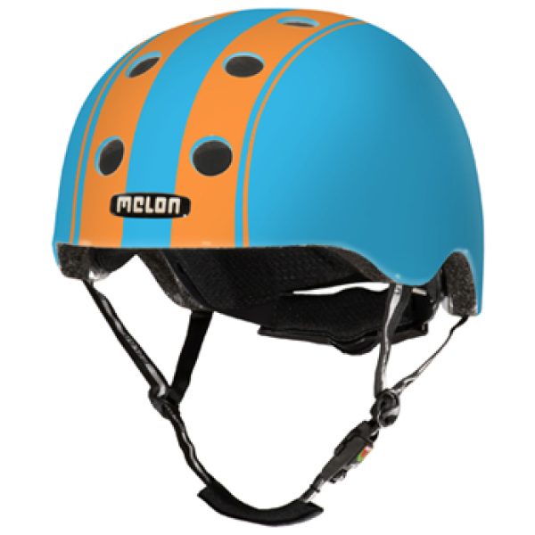 Helm Melon Double Orange Blue XL-2XL (58-63cm) oranje/blauw