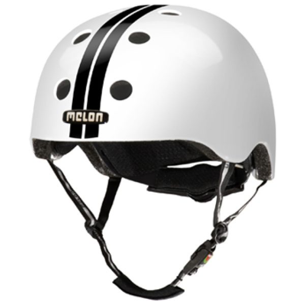 Melon Helm XL-2XL(58-63cm)zwart/wit Straight Black White