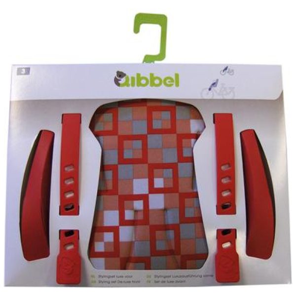 Qibbel stylingset luxe v checked rd Rood