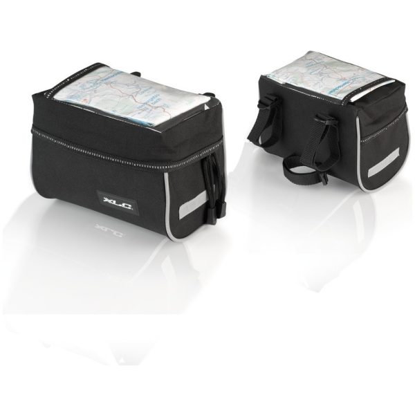 Xlc STUURTAS TRAVELLER ZW/ANT 3L BAS69 Zwart/Antraciet