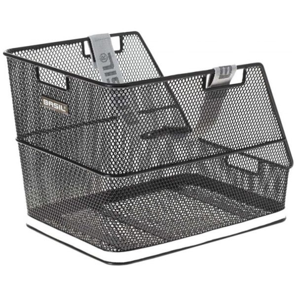 Basil mand Class staal 30L 37,5x27x30,5cm Black