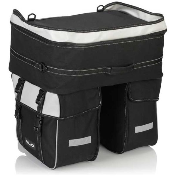 Xlc TAS TRAVELLER TRIPLE ZW/ANT 58L BAS68 Zwart/Antraciet