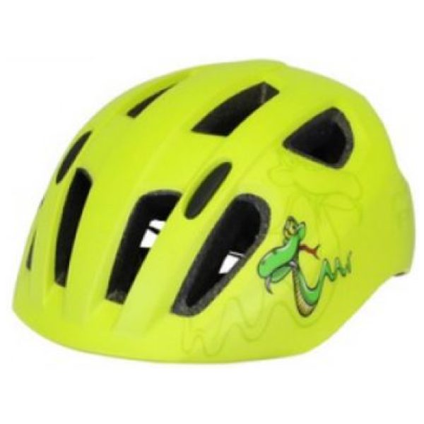 Qt Cycletech Helm Inmold Kind Nova Geel M 54-58cm - LED achterlicht - Afbeelding 4