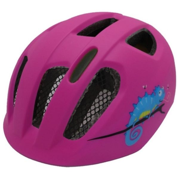 Helm Inmold Kind Nova Roze M 54-58cm + LED-achterlicht