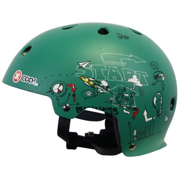 Helm Xcool2.0 Sketch Groen M(55-58cm) - Afbeelding 3