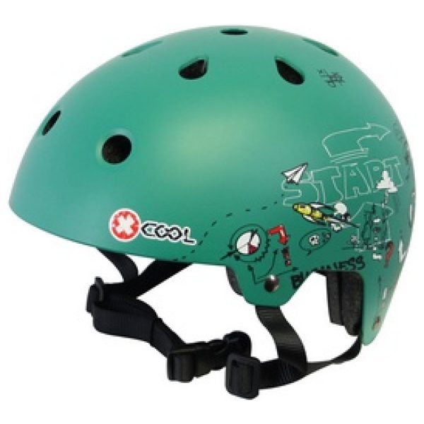 Helm Xcool2.0 Sketch Groen M(55-58cm)