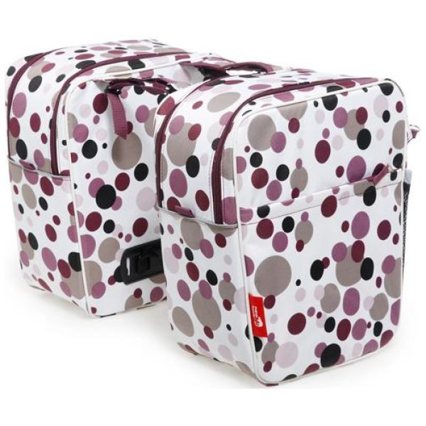 New Looxs NL tas 270 Yezz dots prs Wit / Paars / Grijs