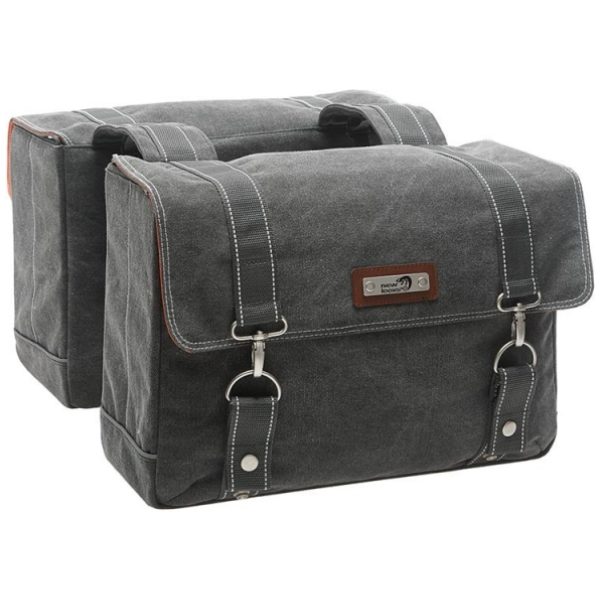 New Looxs NL dubb tas Mondi canv grs Grijs - Afbeelding 3