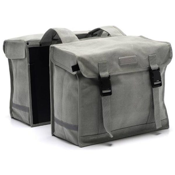 New Looxs dubbele tas Canvas Deluxe 46L Grijs