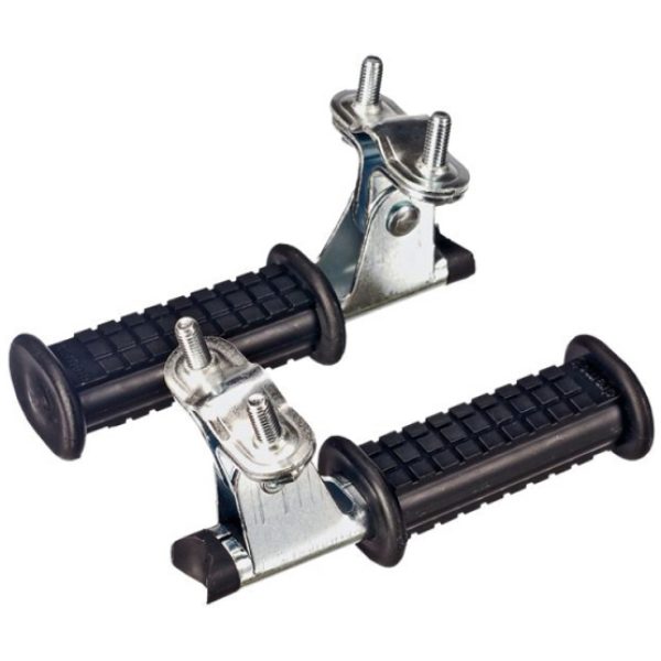 Bobike voetrusten 1110 fiets achtervork Zilver/Zwart