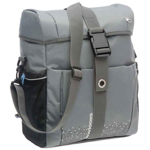 New Looxs tas Vigo single silver grijs Zilvergrijs