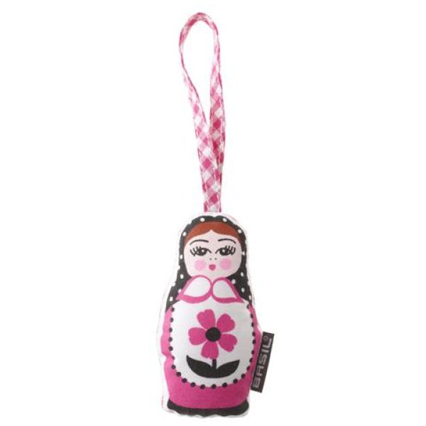 Basil tashanger Baboushka Roze / Grijs