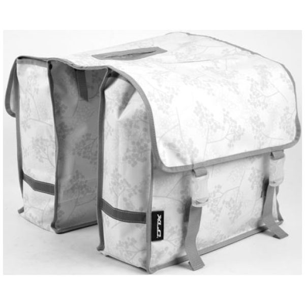 Xlc TAS DUBBEL BERRY WHITE WIT