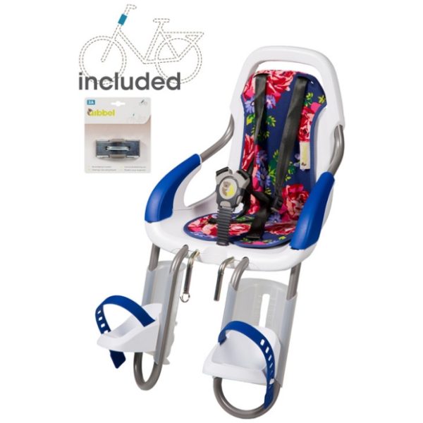 Qibbel v zitje Roses bl Blauw - Afbeelding 3