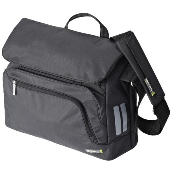 Basil messenger tas Select dark gre Grijs