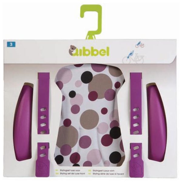 Qibbel stylingset luxe v dots prs Paars