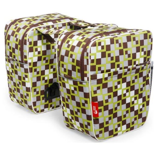 New Looxs NL tas 270 Yezz checked grn Groen/bruin/wit