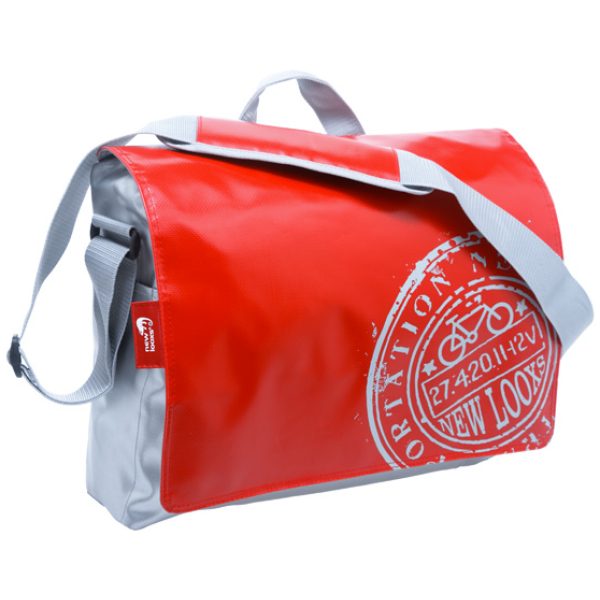 New Look NL tas 024 Postino rd/zi ROOD / ZILVER