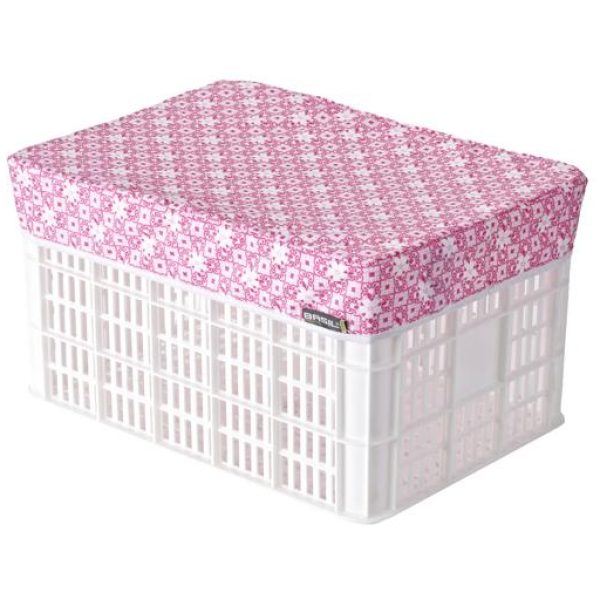 Basil kratcover L Blossom scrap rz Roze / Wit