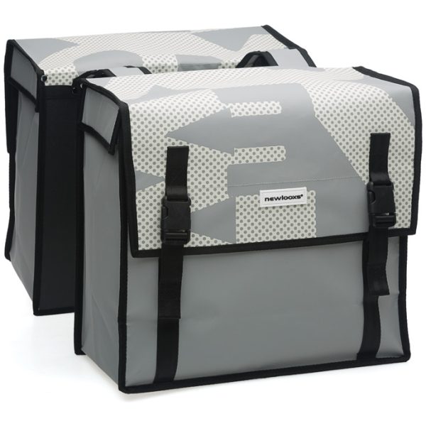 New Looxs dubbele tas Bisonyl White Grey