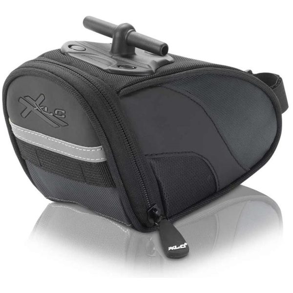 Xlc TAS ZADEL ZW/ANT 0.8L Zwart/Antraciet