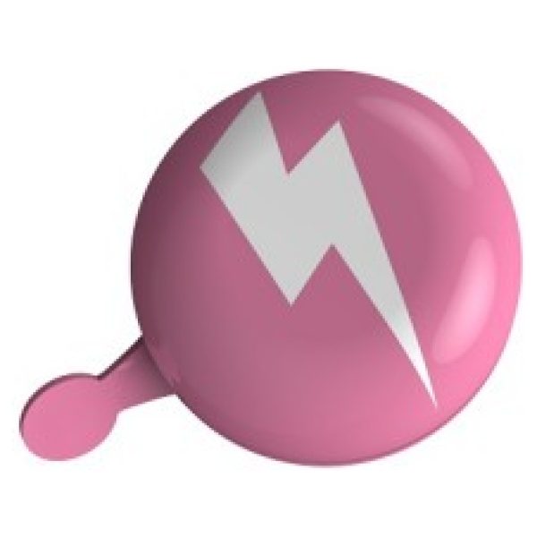 Urban Proof UP Dingdong bel 80mm Bliksem roze Roze/Wit