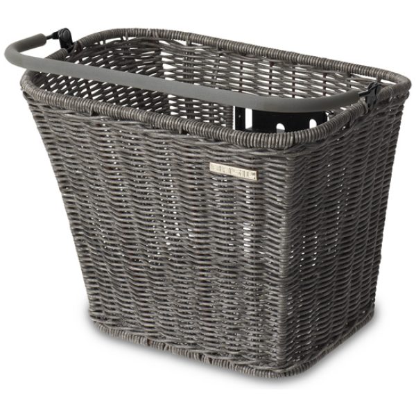 Basil mand Basimply rattan grey Grijs