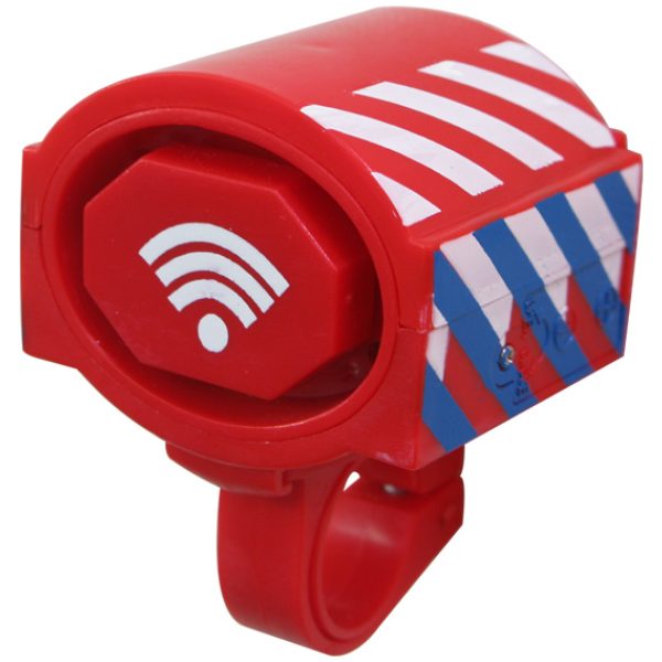 Pexkids Pex brandweer sirene met led Rood/wit/blauw