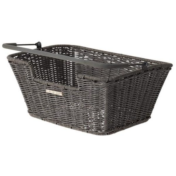 Basil mand Capri flex rattan grey Grijs
