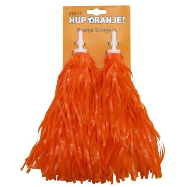 Merkloos Pex-It streamers Oranje