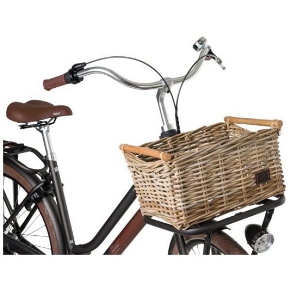 Fastrider mand rotan medium bamboo naturel Grijs - Afbeelding 3