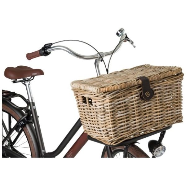 Fastrider mand rotan met klep naturel Grijs - Afbeelding 3