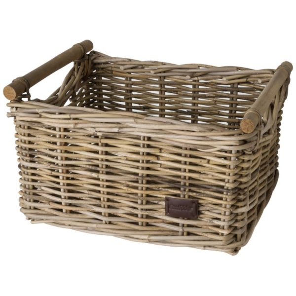 Fastrider mand rotan bamboo naturel Grijs