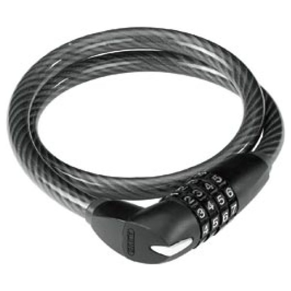 Abus cijferslot Numerino 1290/65 Zwart / Smoke