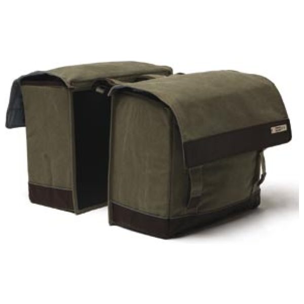 NL dubb tas 28 Treviso canv khaki Khaki / Bruin