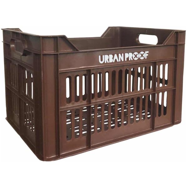 Urban UP fietskrat 30L Bruin